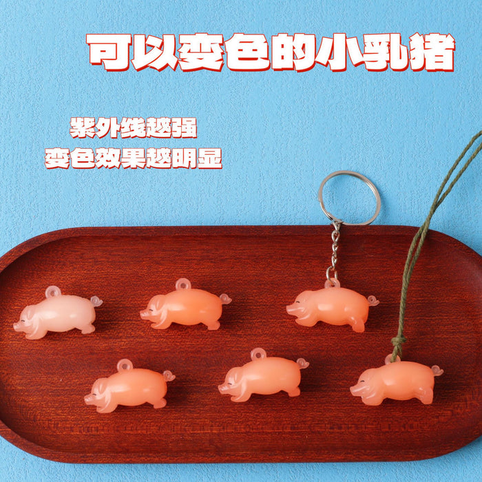 Wholesale Car-mounted color-changing roast duck car pendant