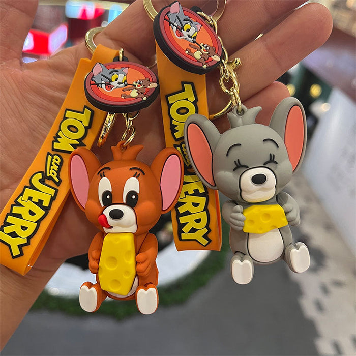 Wholesale Keychains PVC Hardware Cute Cartoon (M) JDC-KC-MiaoY044