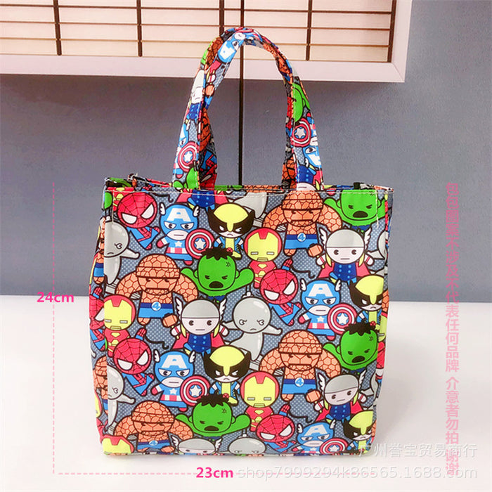 Wholesale Cartoon Print Oxford Cloth Tote Bag JDC-HB-YuB001