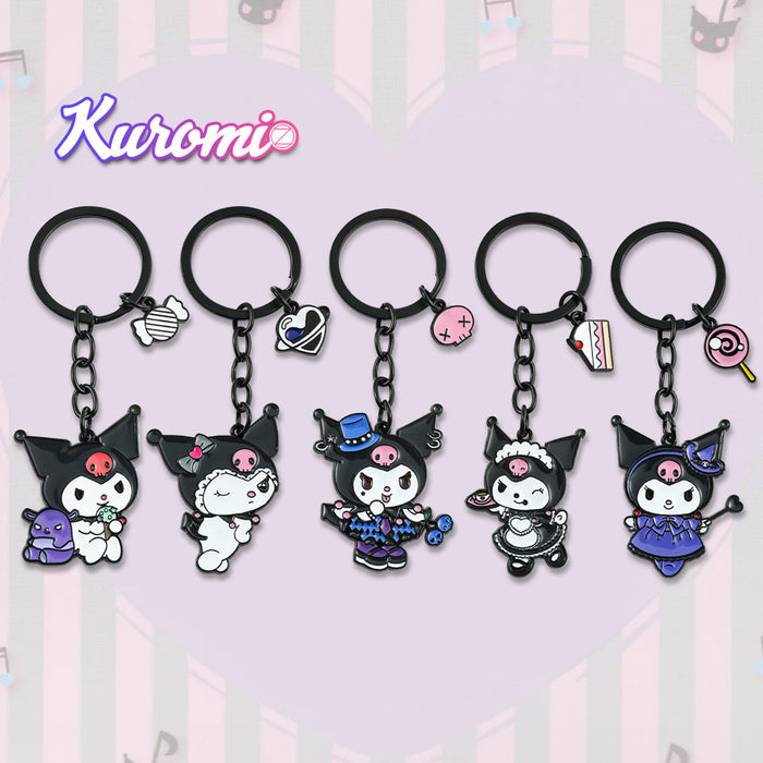 Wholesale Kuromi Keychain Cartoon Bag Pendant Sanrio Keychain Doll Pendant JDC-KC-BS003