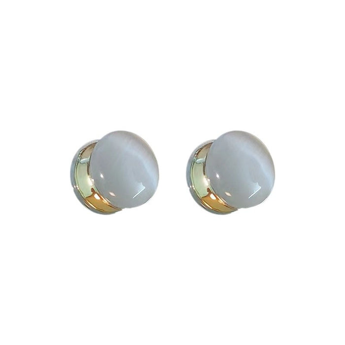 Wholesale Earrings without ear holes, magnetic suction circles, simple and fashionable temperament, ear clips, personalized design, versatile earrings