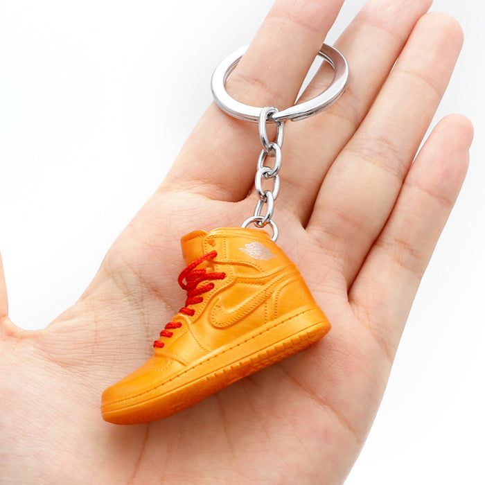 Wholesale PVC Mini Basketball Shoe Keychain JDC-KC-QLPing008