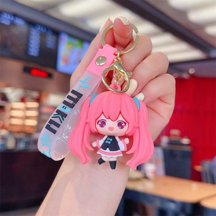 Wholesale Cartoon Cute Pvc Doll Keychain JDC-KC-YueW008