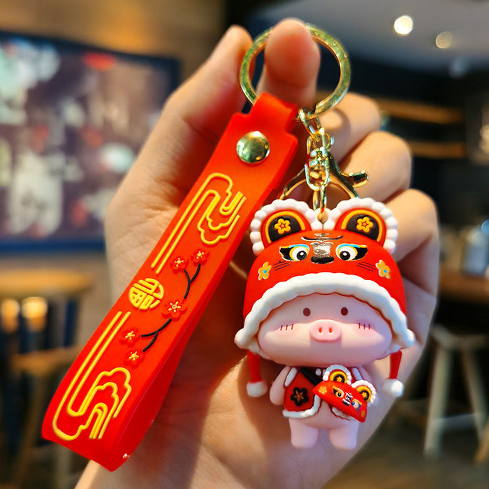 Wholesale Cartoon Doll 3D Rubber Keychain JDC-KC-Tingm062