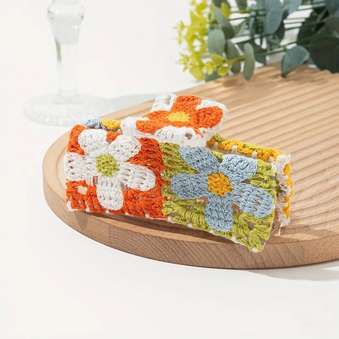 Wholesale Knitted Crochet Strawberry Hair Clip