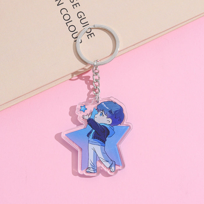 Wholesale Cartoon Cute Acrylic Keychain JDC-KC-AnDao011