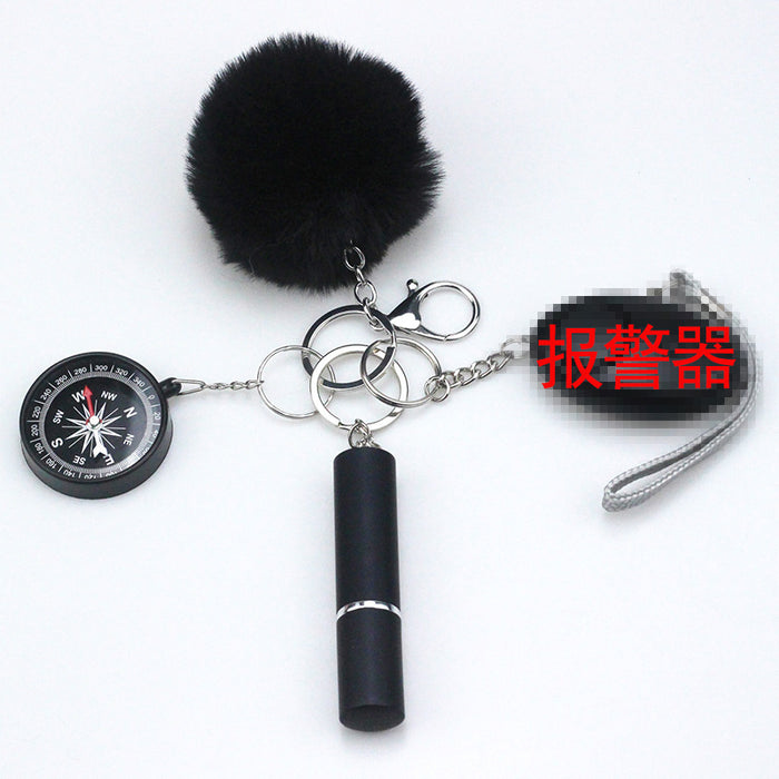 Wholesale Compass Wool Keychain 4-piece Set JDC-KC-TouMS086