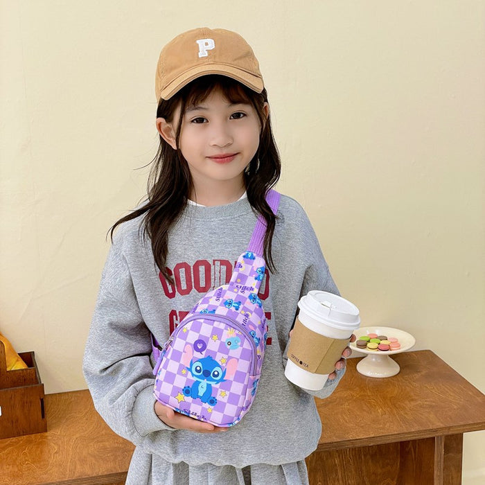Wholesale Cartoon Children's Chest Bag Lightweight Cute Boys' and Girls' Messenger Bag