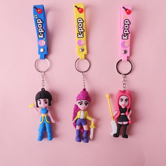 Wholesale Kpop Cartoon Anime Backpack Accessories Keychain