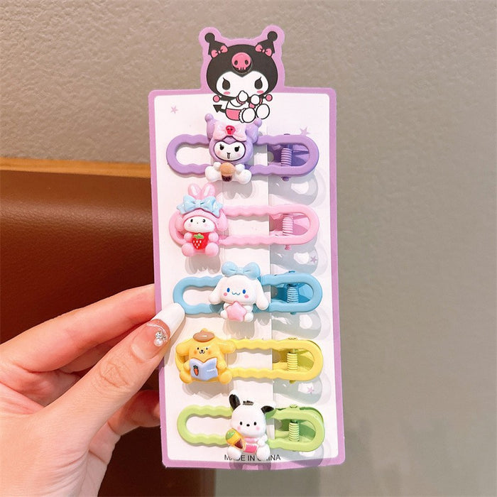 Wholesale Cartoon Hair Clips for Kids Cute Plastic Resin Hair Accessory for Gift or Resale
