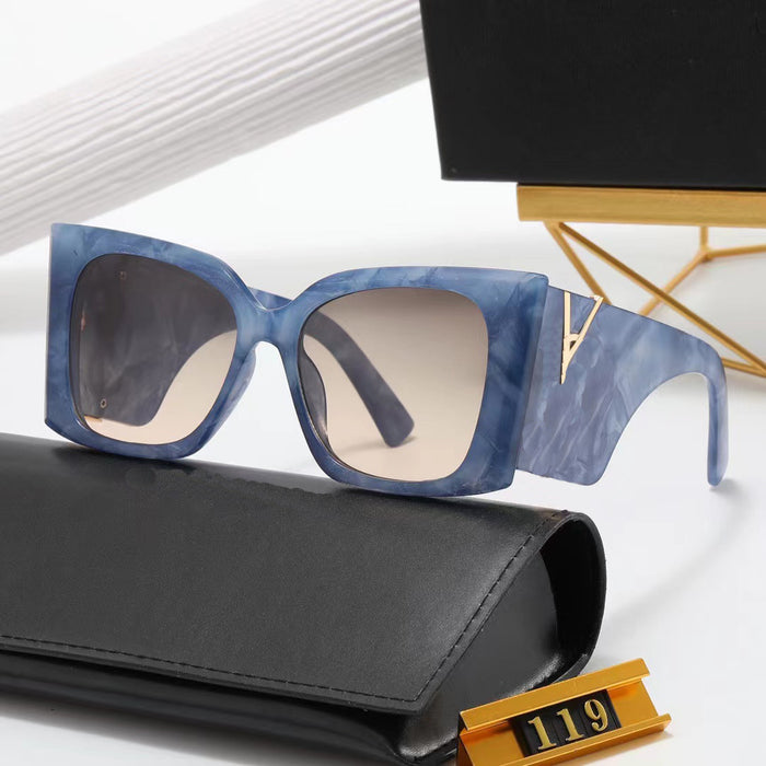 Wholesale Fashionable retro large frame butterfly shaped sunglasses with a high-end feel