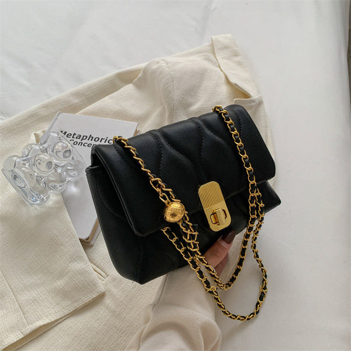 Wholesale Shoulder Bags PU Leather Armpit Rhombus Chain Temperament (F) JDC-SD-MaZ005