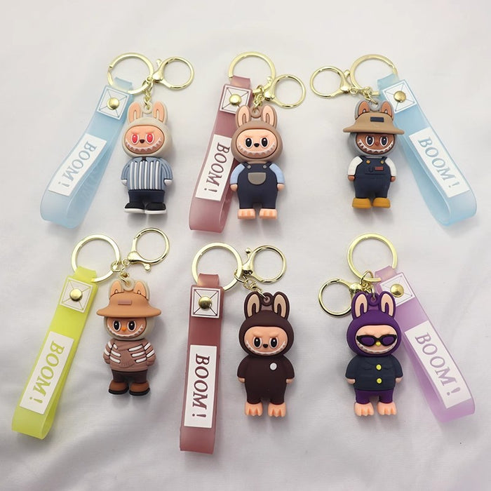 Wholesale Cartoon Loving Little Sheep Keychain Pendant,  Cute Student Bag Pendant,  Couple Style Small Gift Stall