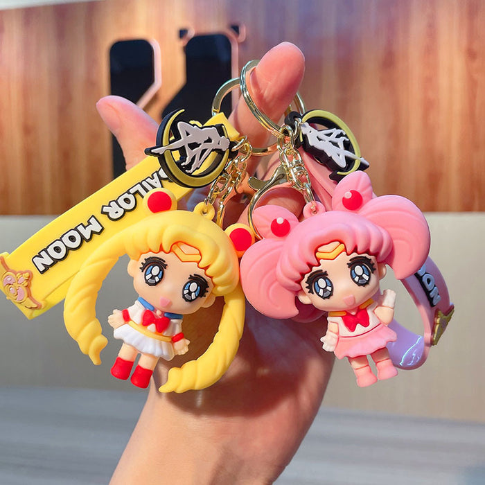 Wholesale Cartoon Doll PVC Keychain JDC-KC-JinG033