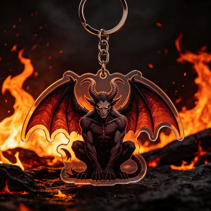 Wholesale Acrylic  Keychain Dark Style Devil Witch Werewolf Horror Pendant Decorative MOQ:2