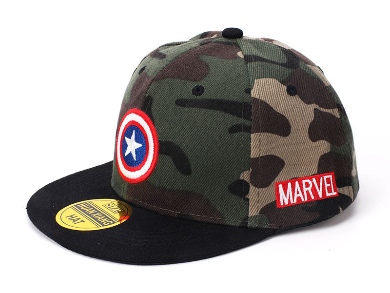 Wholesale Royal Blue Kids Baseball Cap Unisex Adjustable Wide Brim Cartoon Hat Chic Summer Hip Hop Everyday Style