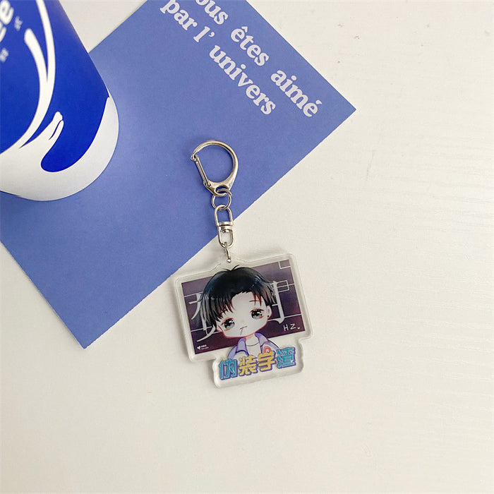 Wholesale Cartoon Acrylic Keychains JDC-KC-ChuangYi015