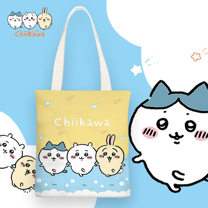 Wholesale Anime character print canvas shoulder bags