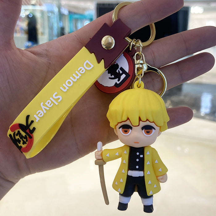 Wholesale Soft Plastic Doll Keychain JDC-KC-Chongli006
