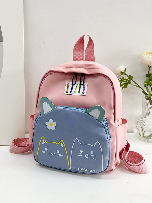 Wholesale Oxford Cloth New Texture Simple Children's Backpack JDC-BP-YuanDuo043