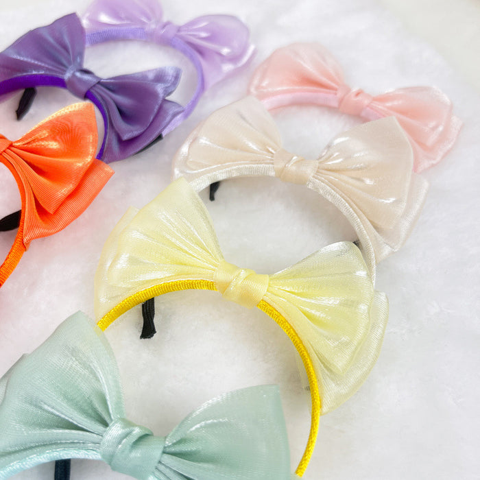 Wholesale Flowing yarn headband blind box doll clothes hair accessories
