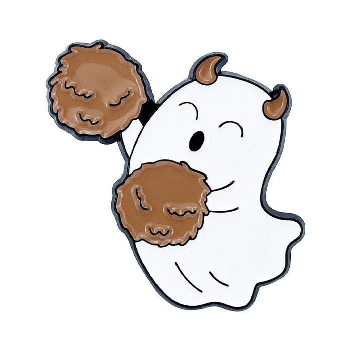 Wholesale Ghost Pumpkin Brooch Pin Zinc Alloy Cartoon Badge Party Fashion Accessory Gift MOQ≥2