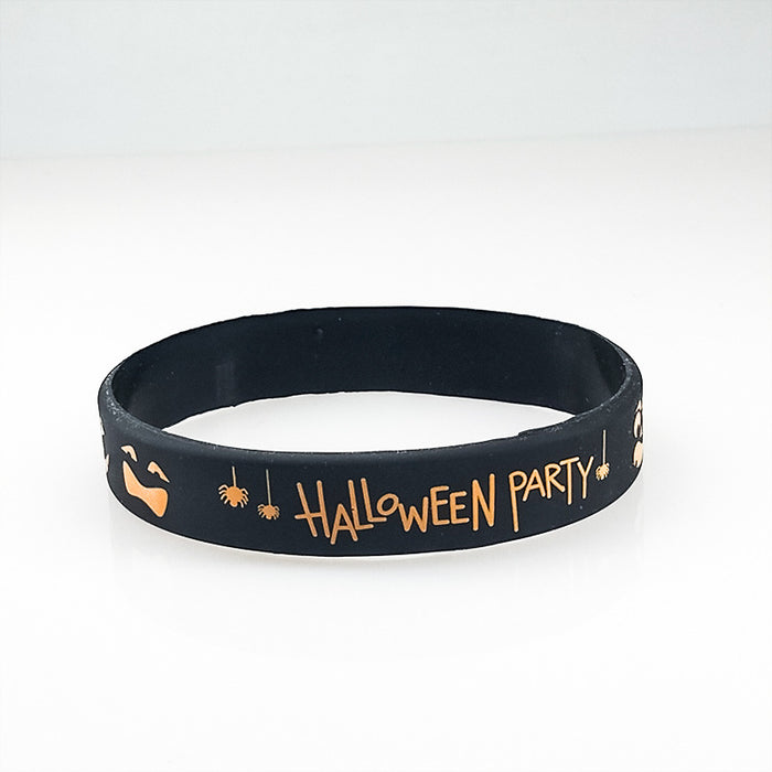 Wholesale  Silicone Bracelet Theme Party Funny Ghost House Skull TrickorTreat Rubber Bracelet