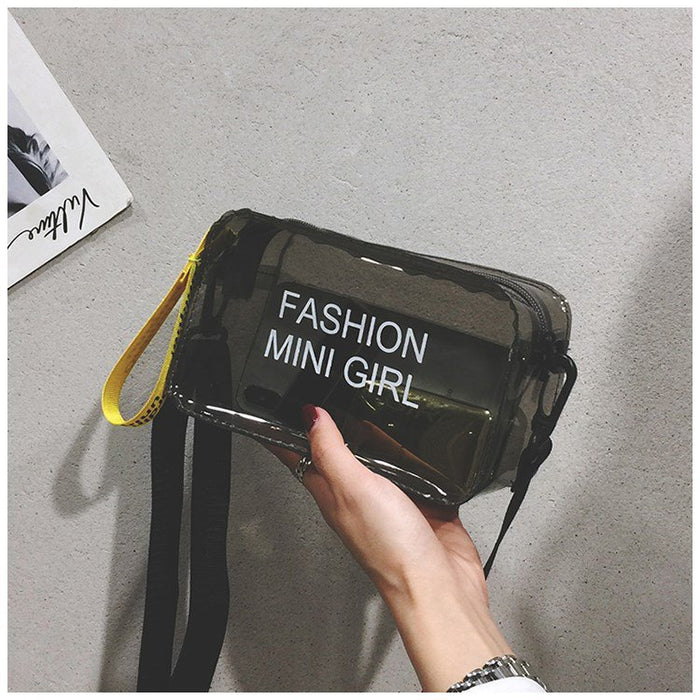 Wholesale New Small Bag Transparent Handheld Shoulder Cross Shoulder Chain Bag