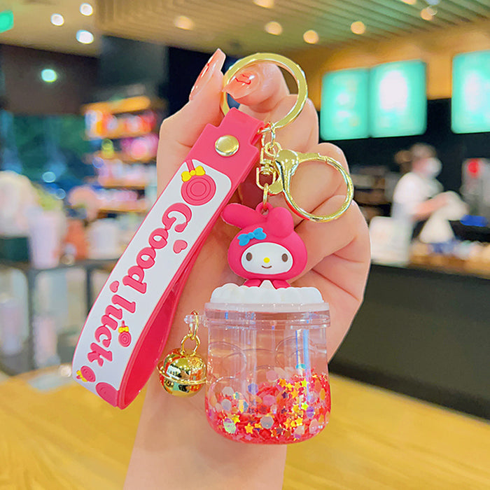 Llavero de figura de botella flotante al por mayor JDC-KC-YDAO089