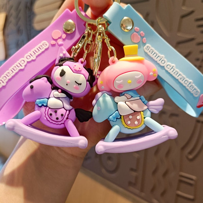 Wholesale Cartoon Doll Silicone Keychain JDC-KC-MingT075