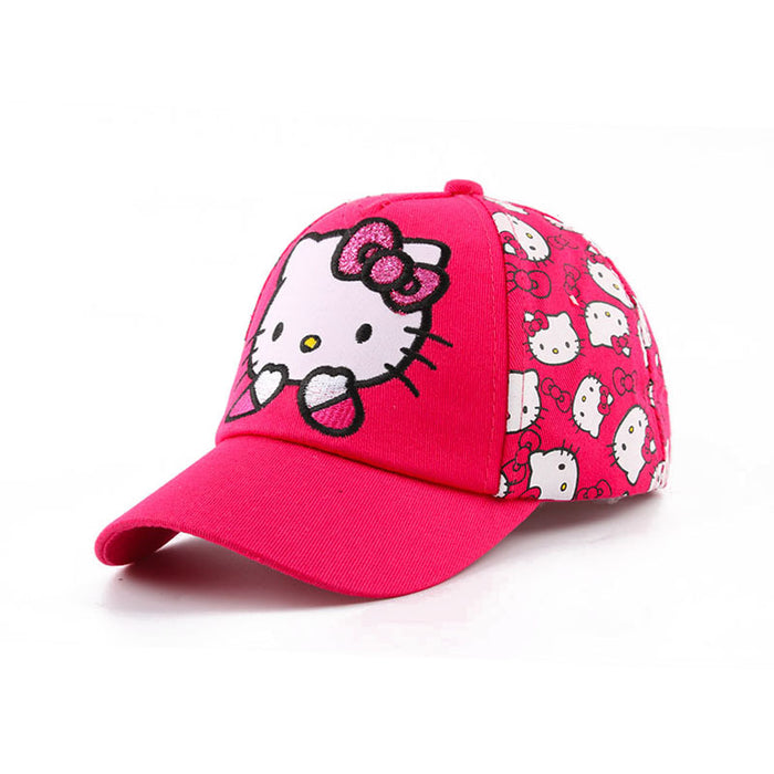 Wholesale Children' s hatsspring and autumn girls'  sunshade baseball caps