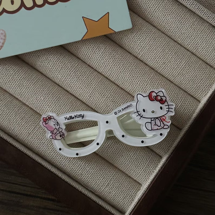 Wholesale Sweet Cool Style Acrylic Glasses Cat Hairpin Side Duckbill Clip Hairpin Hair Accessories Clip