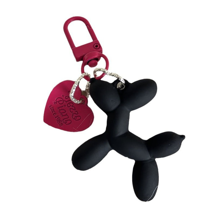 Wholesale   Pendant Rose Red Black Keychain Bleo Dog Bag Pendant