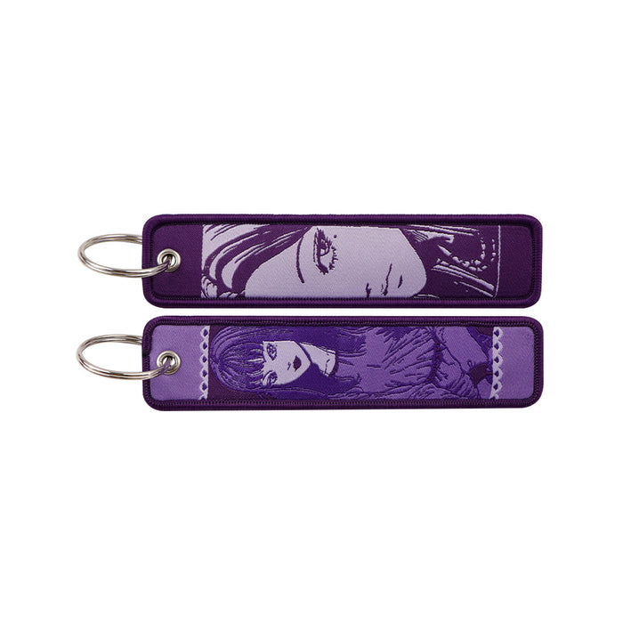 Wholesale Stylish Anime Woven Label Keychain Lanyard For Campus ID Card Casual Fashion Accessory Gift