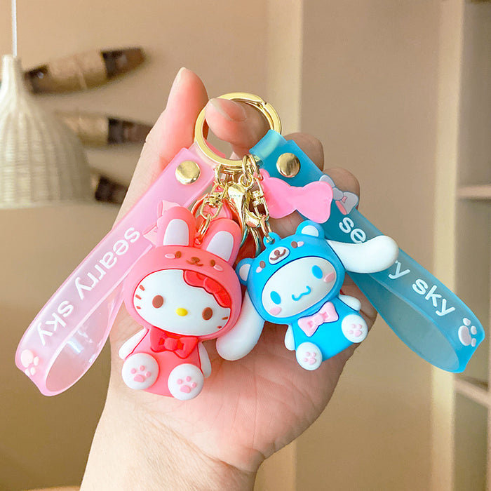 Wholesale  Cartoon Doll PVC Keychain JDC-KC-RunX004