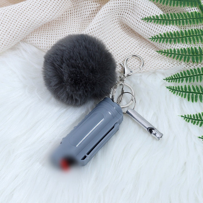 Wholesale Portable Multifunctional Fur Ball Keychain JDC-KC-Jinl006