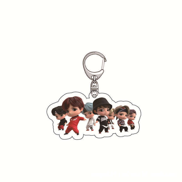 Wholesale Creative Candy Series Kpop Cartoon Keychain JDC-KC-XinF001