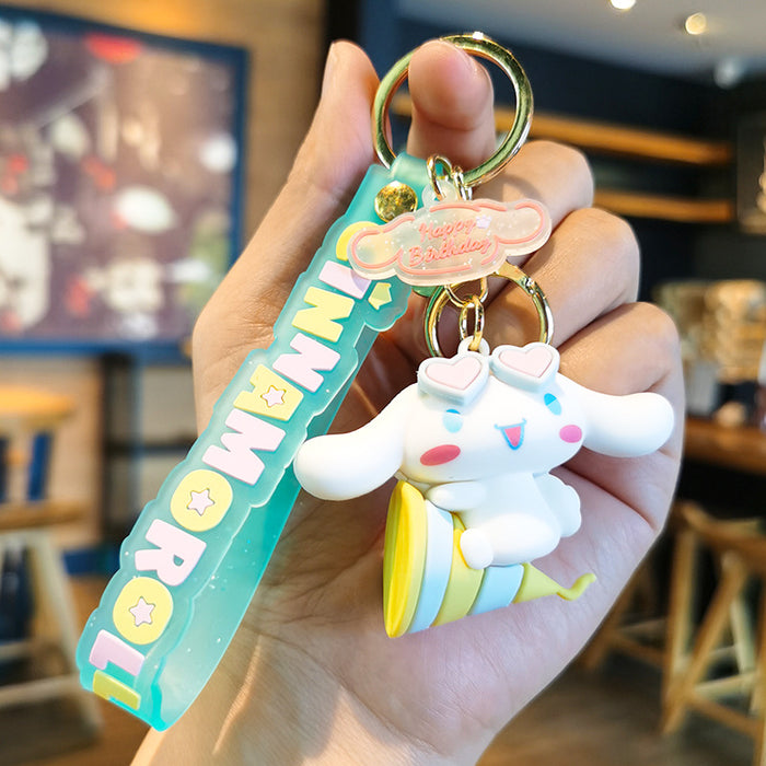 Wholesale Cartoon Doll 3D Rubber Keychain JDC-KC-Tingm082