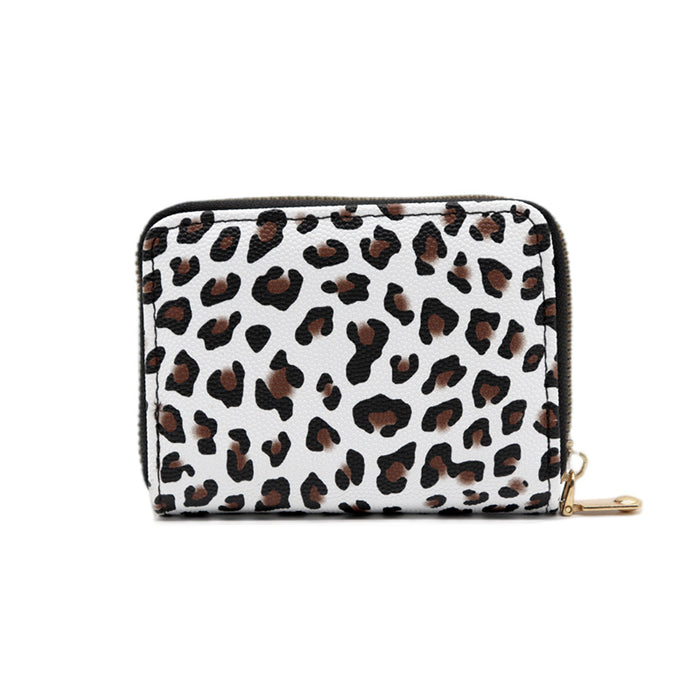 Wholesale Short Animal Print Organ Card Holder Coin Purse JDC-WT-DaoDao001