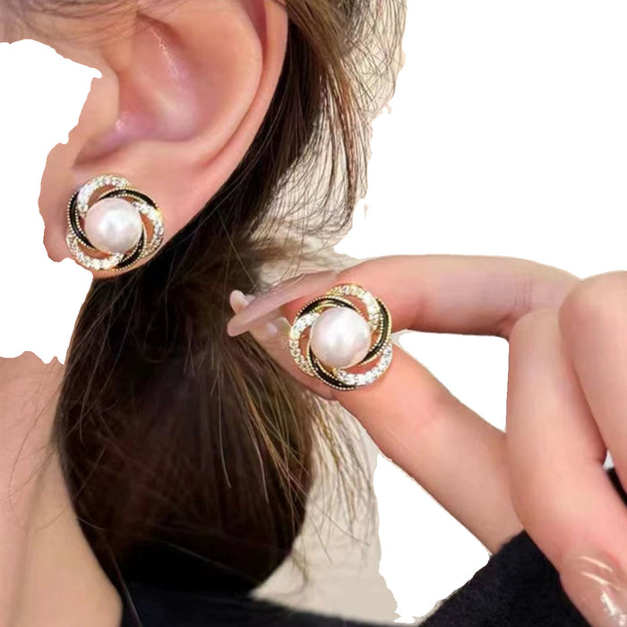 Wholesale Exquisite red beaded stud earrings with 925 sterling silver posts.
