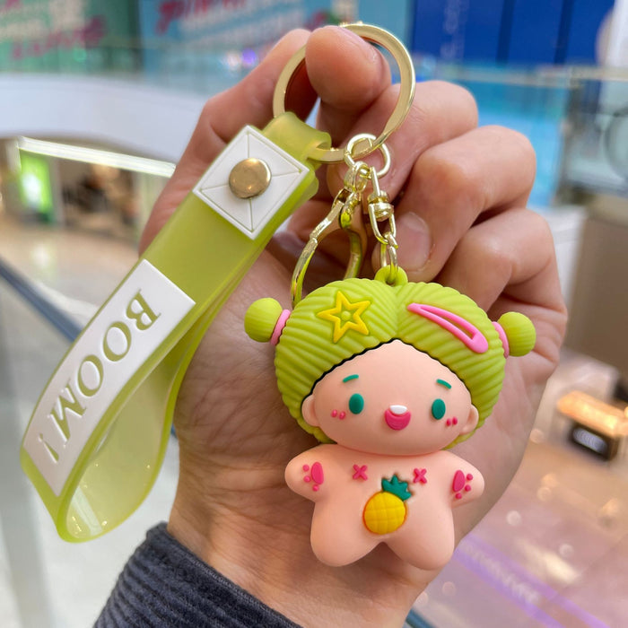 Wholesale Keychain Cute Doll Backpack Pendant Car Keychain Pendant