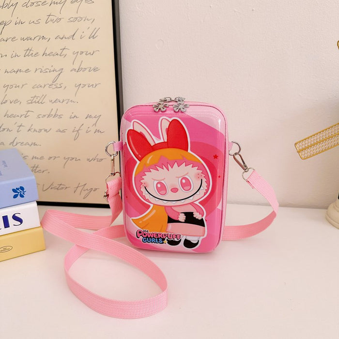 Wholesale Parent-child shoulder bag,  fashionable mobile phone bag fresh and sweet cartoon children' s shoulder messenger bag