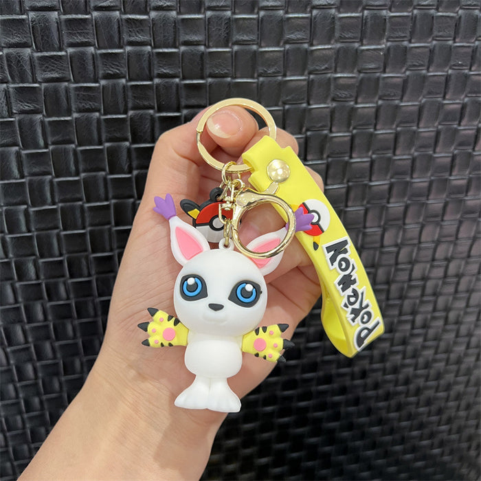 Wholesale Cartoon Cute Silicone Keychains JDC-KC-JinB023