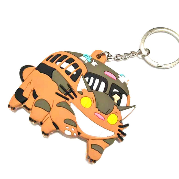 Wholesale Keychain key ring double-sided silicone pendant