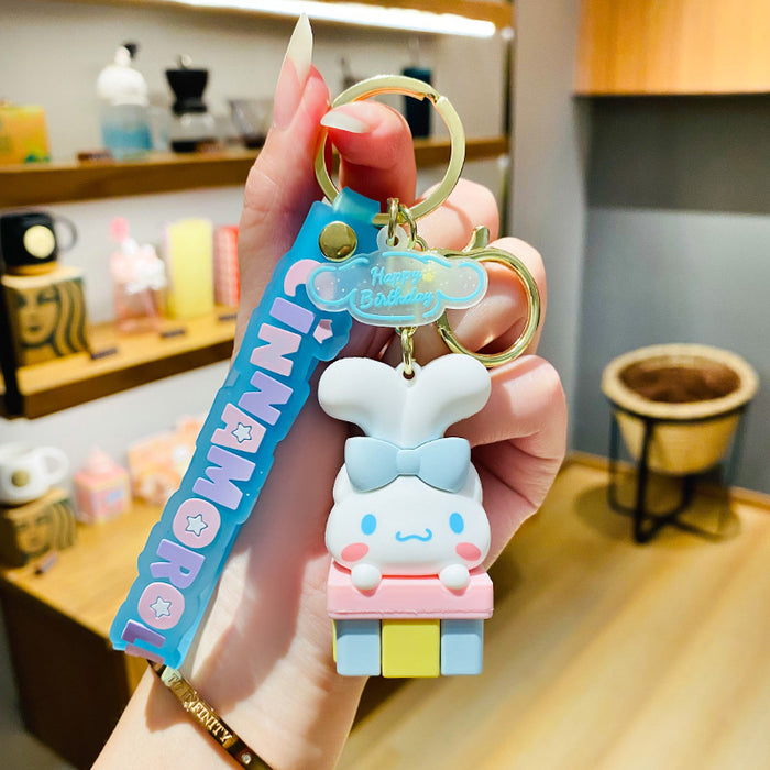 Wholesale Cartoon Doll Silicone Keychain JDC-KC-MingT270