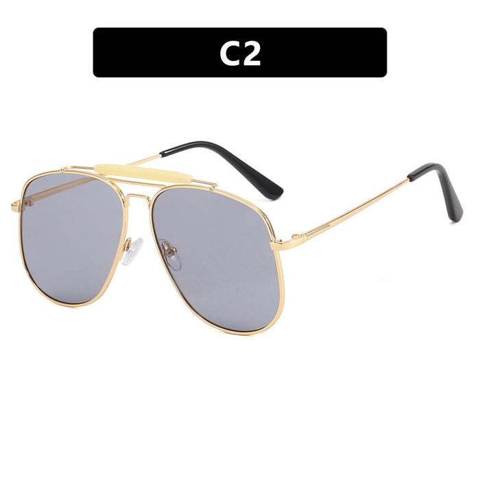 Wholesale Women's metal framed sunglasses, internet famous sunglasses, same style sunglasses