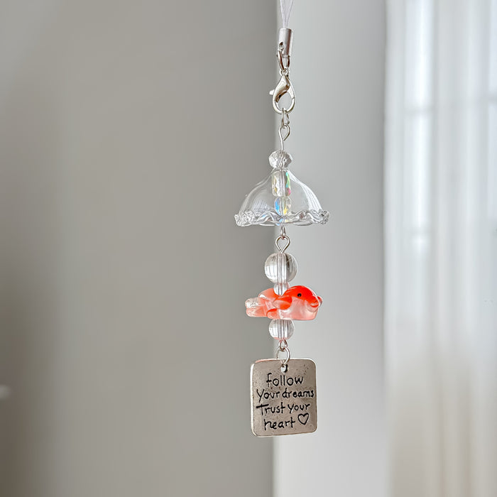 Wholesale Goldfish Wind Pendant Personalized Mobile Phone Chain Hanging Ben Hanging Chain