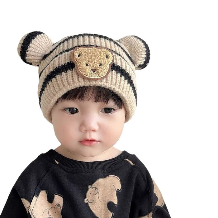 Wholesale Baby Hats Autumn Winter Baby Hat Stripes JDC-FH-SL001