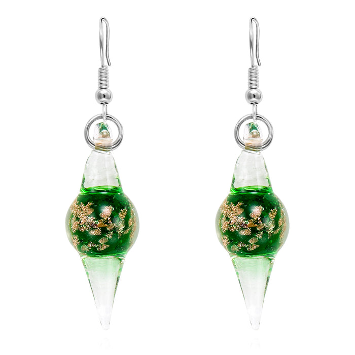 Wholesale Water droplet pendant, glass earrings, jewelry pendant, earring pendant