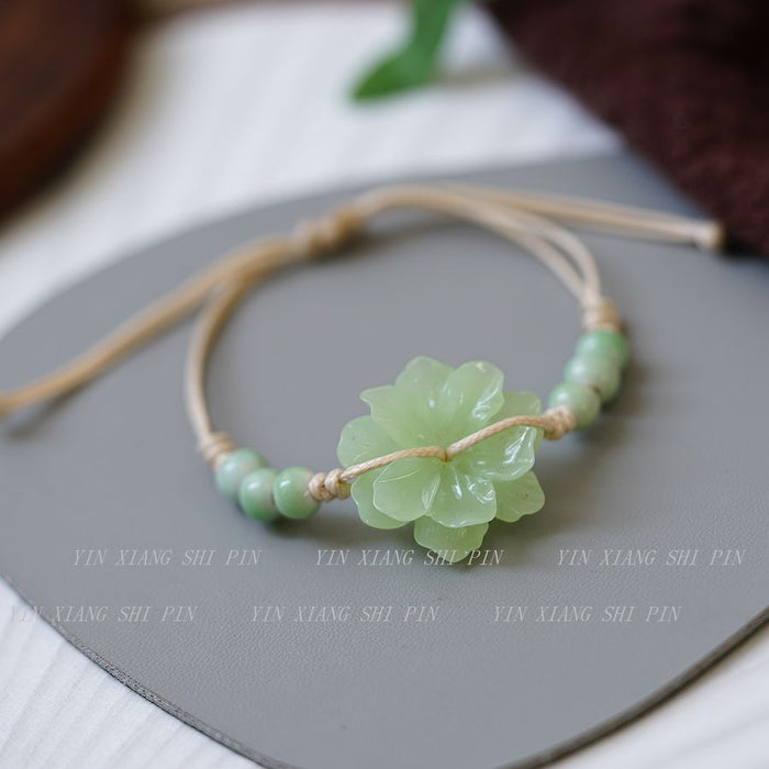 Wholesale Flower Woven Bracelet Ceramic Hand Rope Accessories